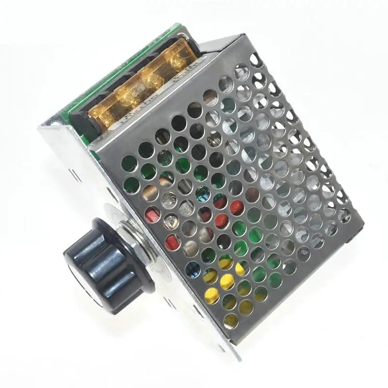 Top view of speed regulator for power tools