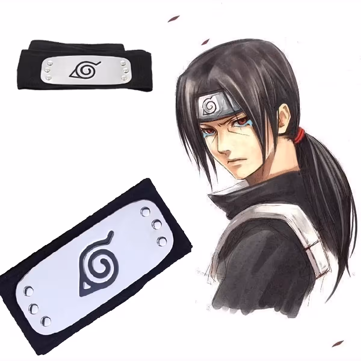 Naruto cosplay accessory with Hidden Leaf Village forehead band