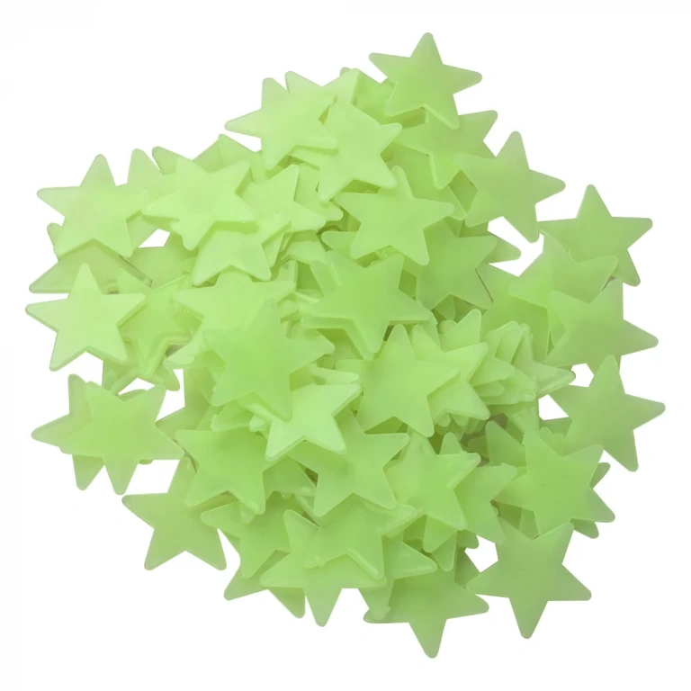 Self-adhesive stars for wall or ceiling decoration