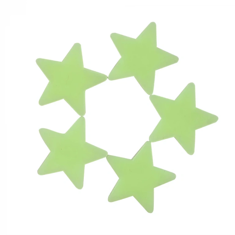 Set of 100 glow-in-the-dark stars for room decor