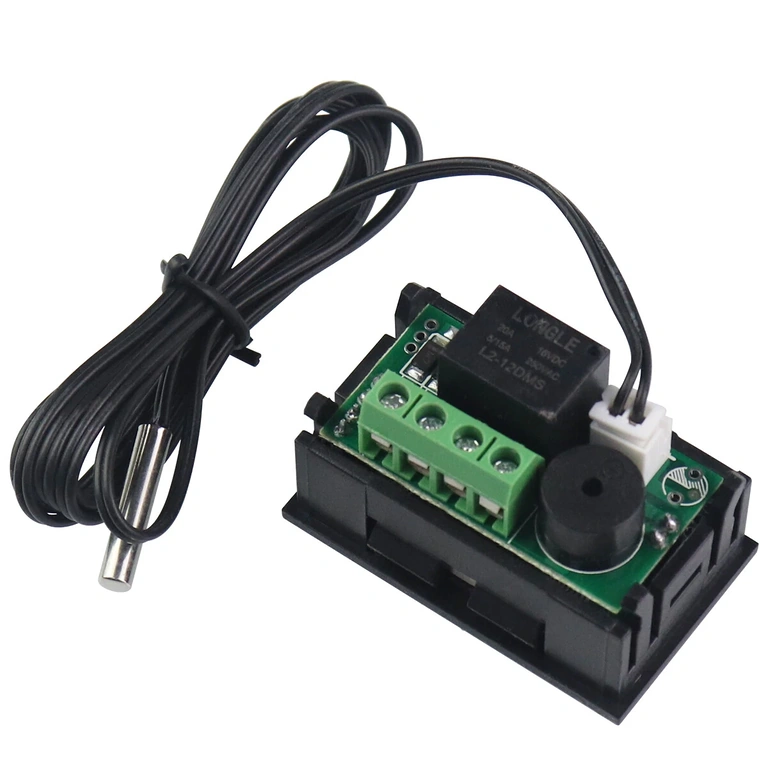 Thermostat with 7A relay for 12V systems Relay thermostat for heating and cooling control 12V