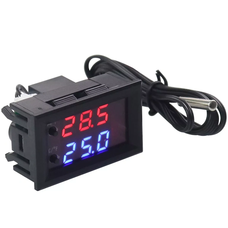 Thermostat with waterproof NTC probe Thermostat with NTC temperature sensor, submersible, 40cm cable