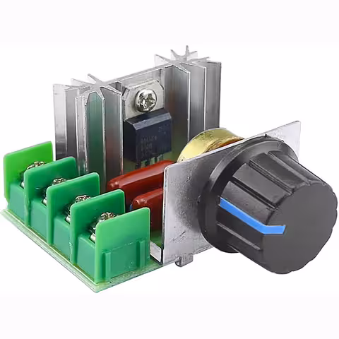 Voltage Dimmer 220V | Electric Motor Speed Regulator 2000W AC