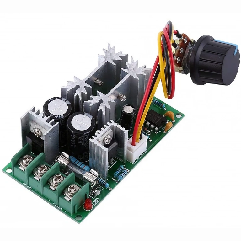 Detailed image of DC motor speed control module