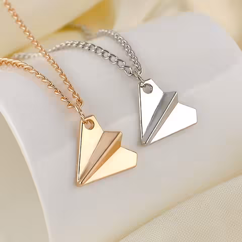 Airplane Pendant with Chain – Harry Styles One Direction Fan Necklace