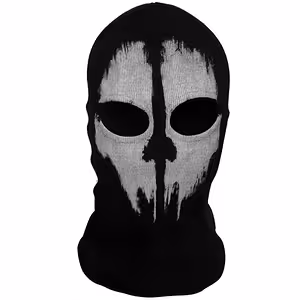 Call of Duty Ghost Skull Balaclava – Ski, Moto, Airsoft, Paintball Tactical Black Mask