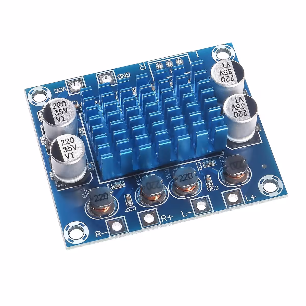 XH-A232 stereo audio amplifier board with 2 channels, total 60W