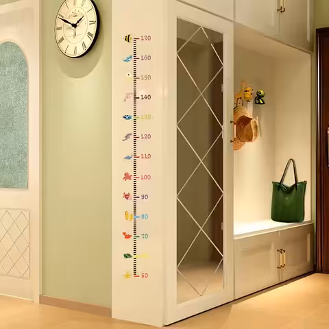 Children’s Wall Height Chart – Sticker Ruler for Measuring Height