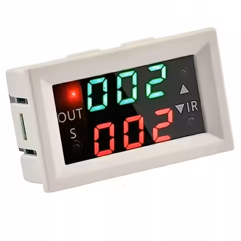 Programmable 12V Relay Timer Module with Digital Display – Adjustable Timer with Delay, Loop, and Dual Time
