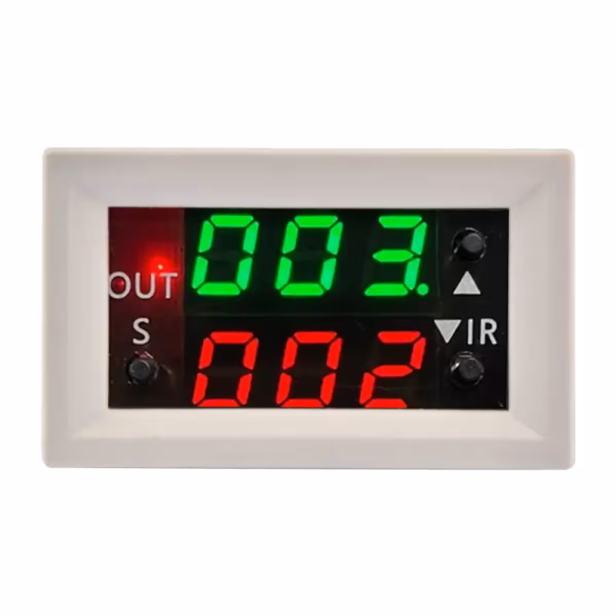Relay module for timed control with LED screen for quick adjustment