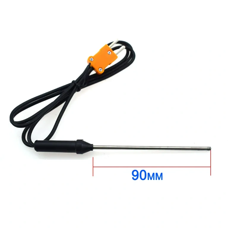 Professional K-type temperature probe for measurements up to 1300°C