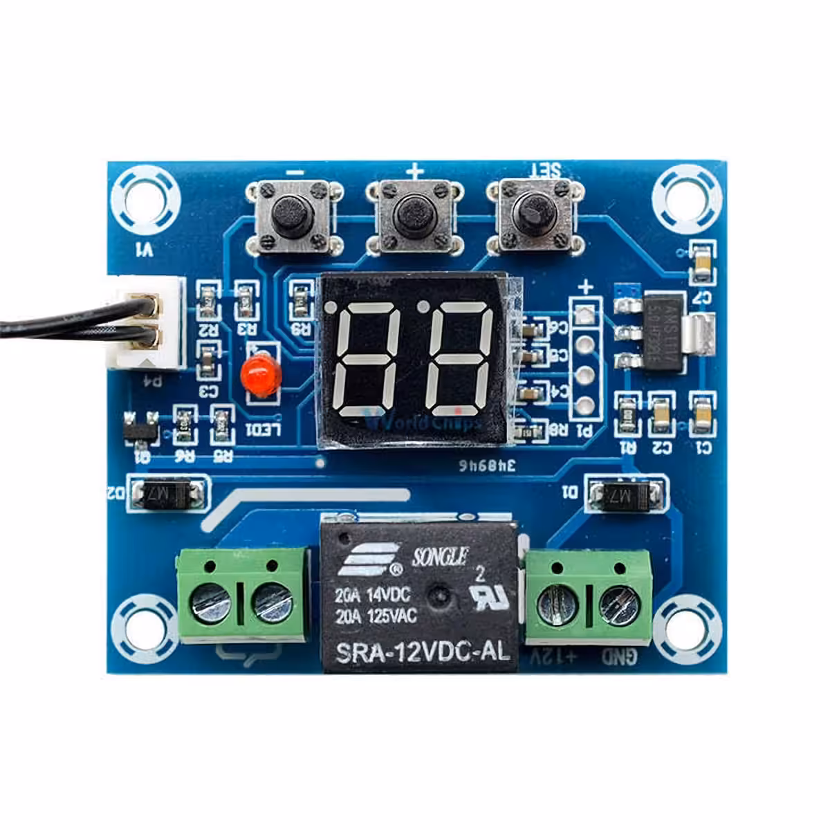 Digital module for adjusting soil moisture level