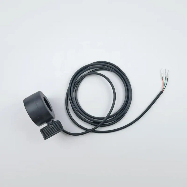 Image of complete electric bike throttle set with 3 wires