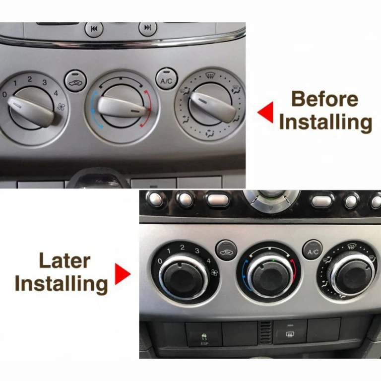 Dashboard AC Console Components for Ford Set of climate control / AC dashboard buttons – wide compatibility
