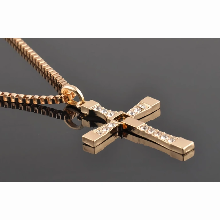 Gold pendant inspired by Fast and Furious style