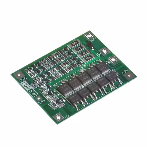 BMS 4S 40A Charge-Discharge Protection Module – 14.8V Li-Ion 18650 Battery Module