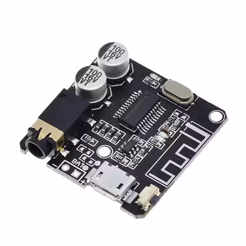 Bluetooth 5.0 Audio Receiver VHM-314 with USB – Car Adapter, External Sound Card, Phone App