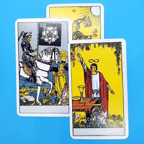 Gypsy Tarot Cards Rider Waite – Complete 78-Card Set for Fortune Telling and Divination