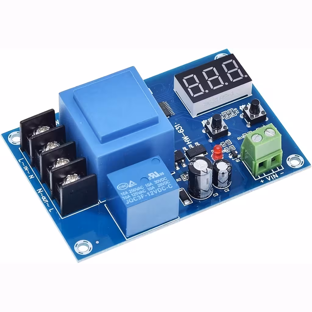 XH-M602 Battery Charging Module, Adjustable Voltage Controller 3.7V–120V for 12V, 24V, 48V Cars, Solar Panels, and UPS