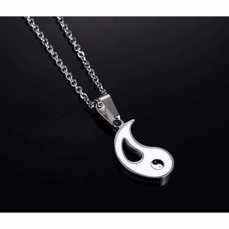 Split Yin Yang pendant for two people