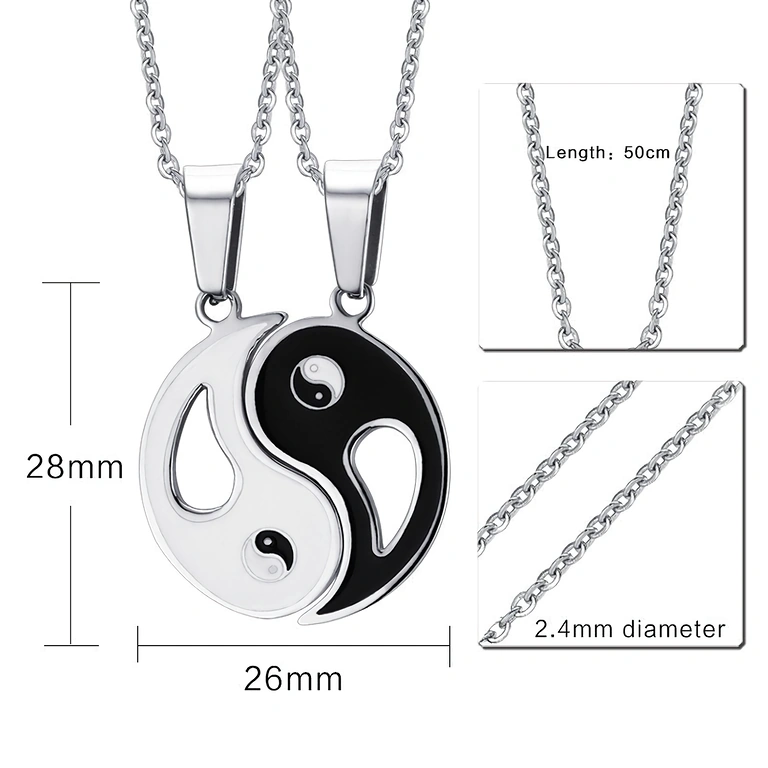 Yin Yang pendant – balance between two people