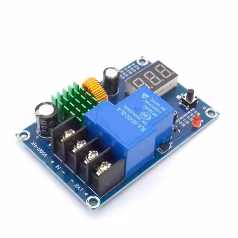 XH-M604 Solar Panel Charging Controller 12V–60V | Automatic Battery Regulator 30A for Photovoltaic, RV, and Wind Turbines