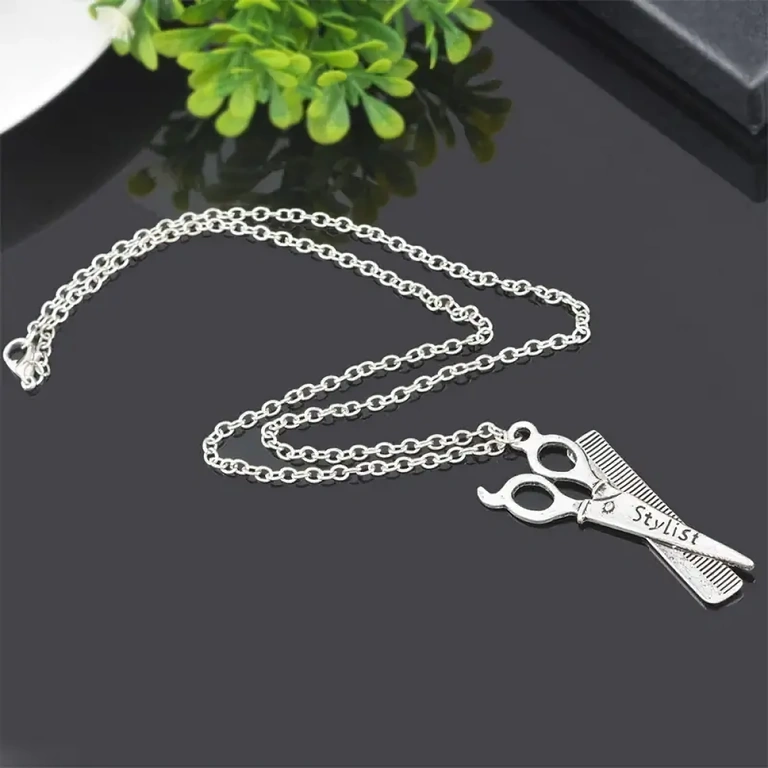 Durable zinc jewelry for barbers, stylish accessory