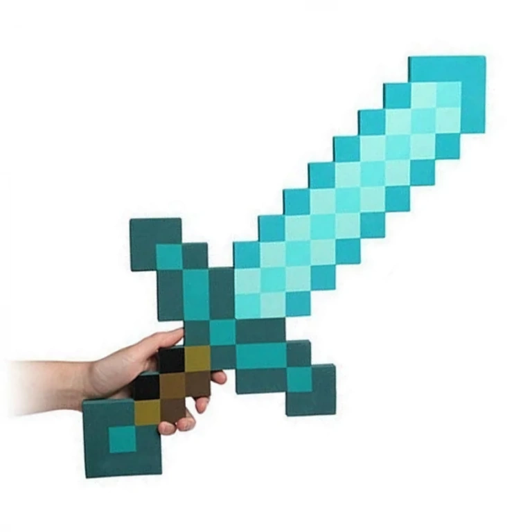 Minecraft toy sword – foam model Lightweight and durable sword inspired by Minecraft universe