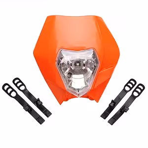 Universal Front Light Mask for Motorcycle Enduro Cross KTM Supermoto Street Fighter Naked – 12V 35W