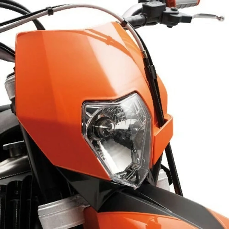 Headlight and front mask for Streetfighter motorcycles, fork mounting