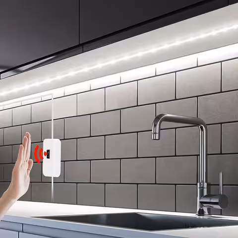 3m Cold White LED Strip with Motion Sensor USB 5V – Kitchen and Bathroom Lighting