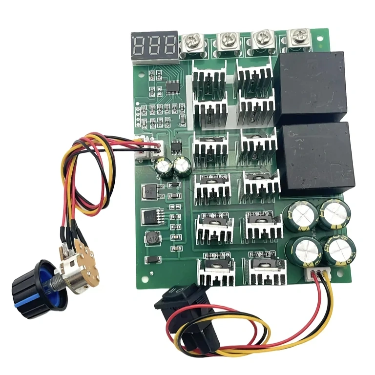 DC motor speed controller with multiple voltage support