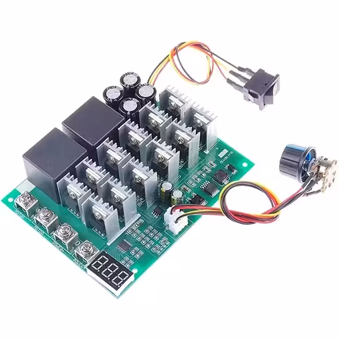 Digital PWM DC Motor Speed Controller 60A 100A 12V-55V | DC Motor and HHO Generator Speed Regulator