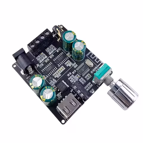 Bluetooth Hi-Fi Audio Amplifier 2x100W Class D – Professional Car Stereo Module
