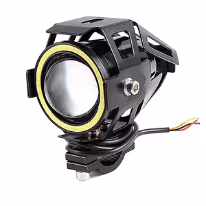 U7 Angel Eyes LED Motorcycle Projector – Universal Headlight 12–85V for Motorcycle, ATV, Electric Scooter
