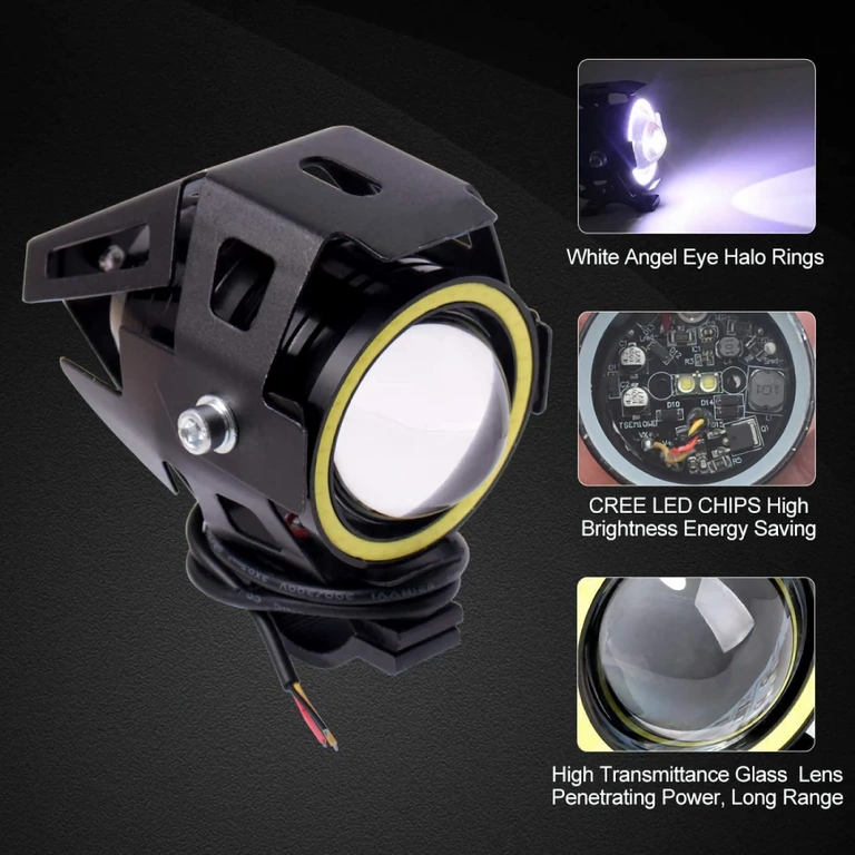 LED fog projector U7 ideal for ATVs and off-road