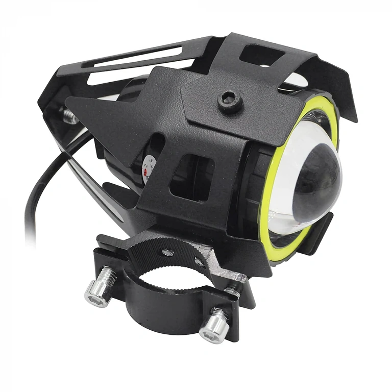 IP68 protected LED headlight for motorcycles, ATV, or scooters