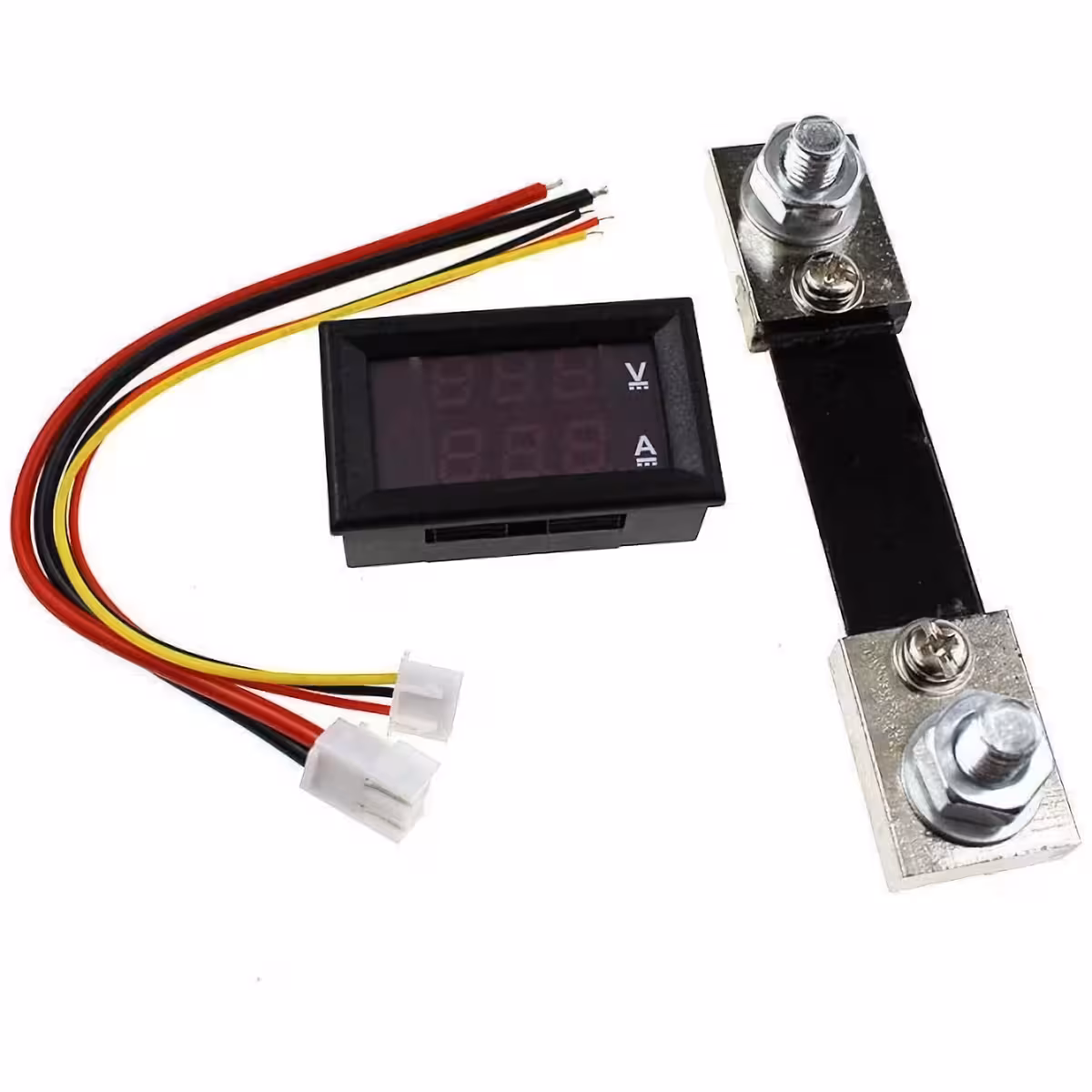Electronic panel indicator with accurate DC measurement