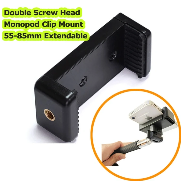 Universal phone clip holder Universal clamp for smartphone tripod mount