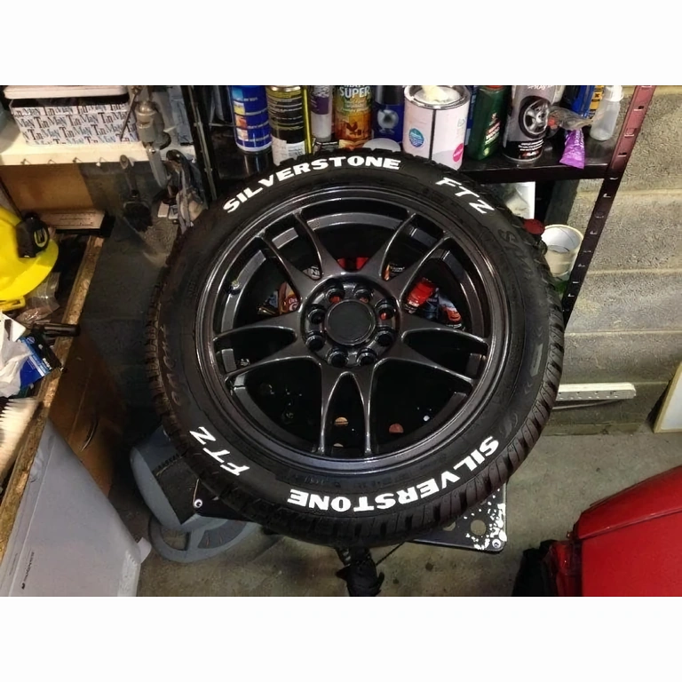 White marker for tire lettering Durable white marker for writing on tire sides