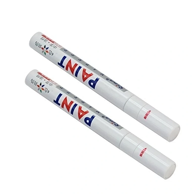 White marker with waterproof paint Durable white marker for automotive and industrial use