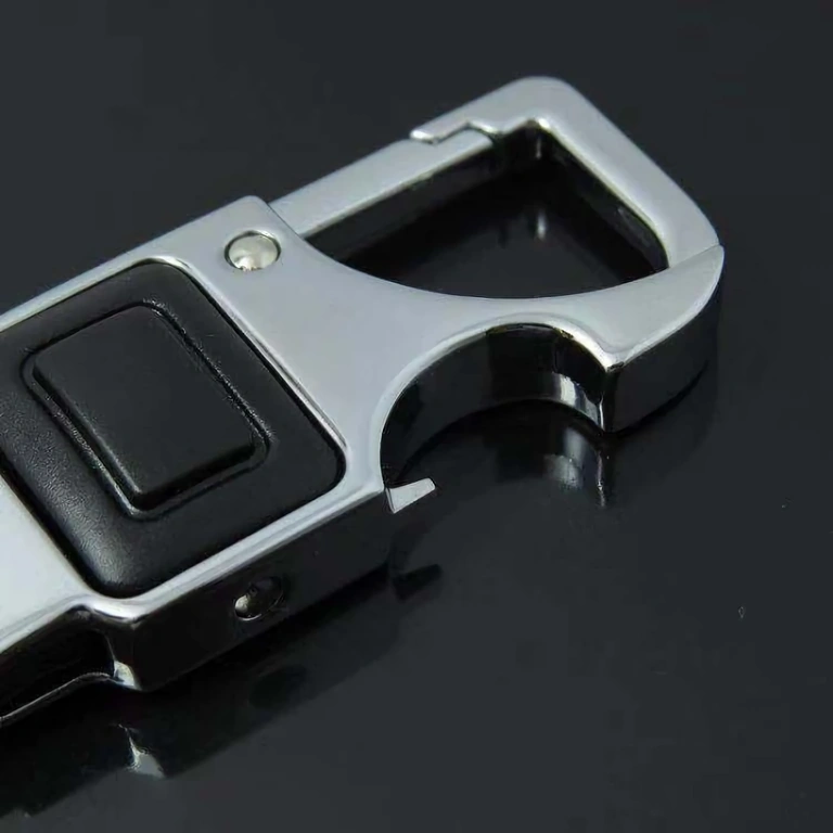 Premium leather keychain for car High-quality leather car accessory