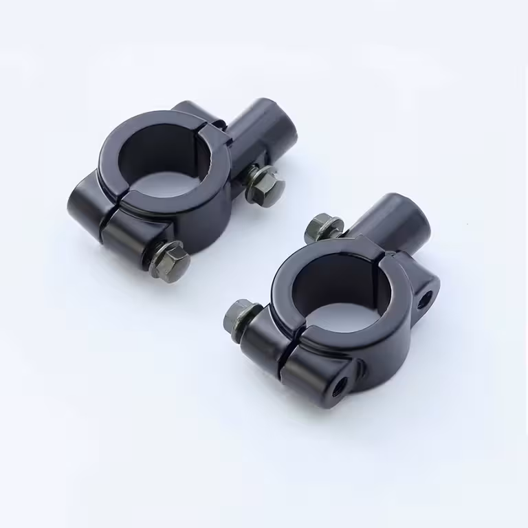 Motorcycle Mirror Holder with Clamp Adapter – Fits Motorcycle, Scooter, ATV, Bike, and Electric Scooter
