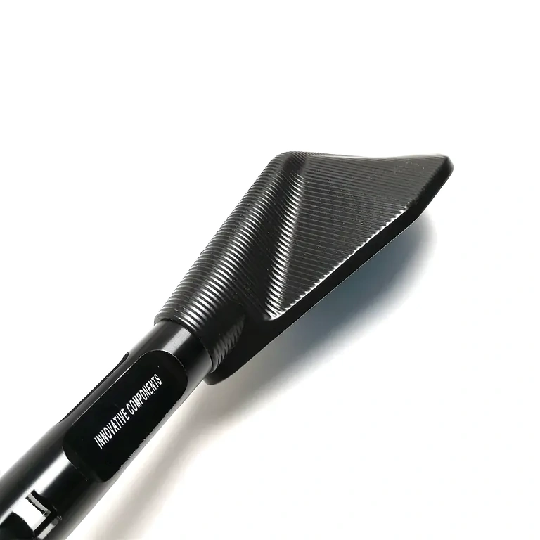 Black motorcycle handlebar rearview mirrors Black sport handlebar mirrors for motorcycles, aluminum with panoramic glass