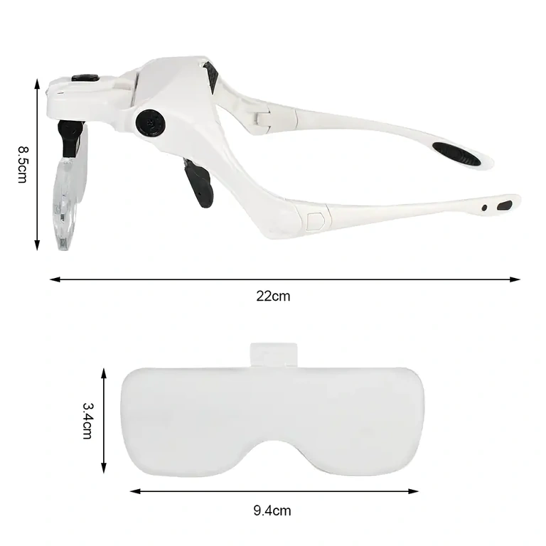 Clear, durable acrylic lenses for professional or hobby activities