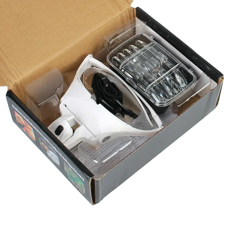 LED glasses for crafts, painting, modeling, sewing