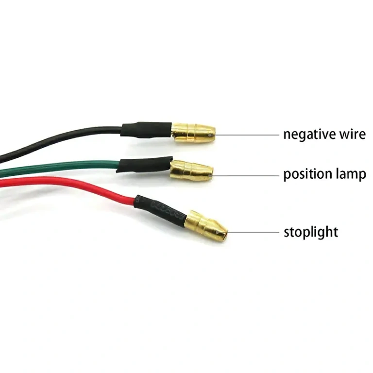 Enduro MX rear light assembly Complete rear light for MX and enduro motorcycles with LEDs