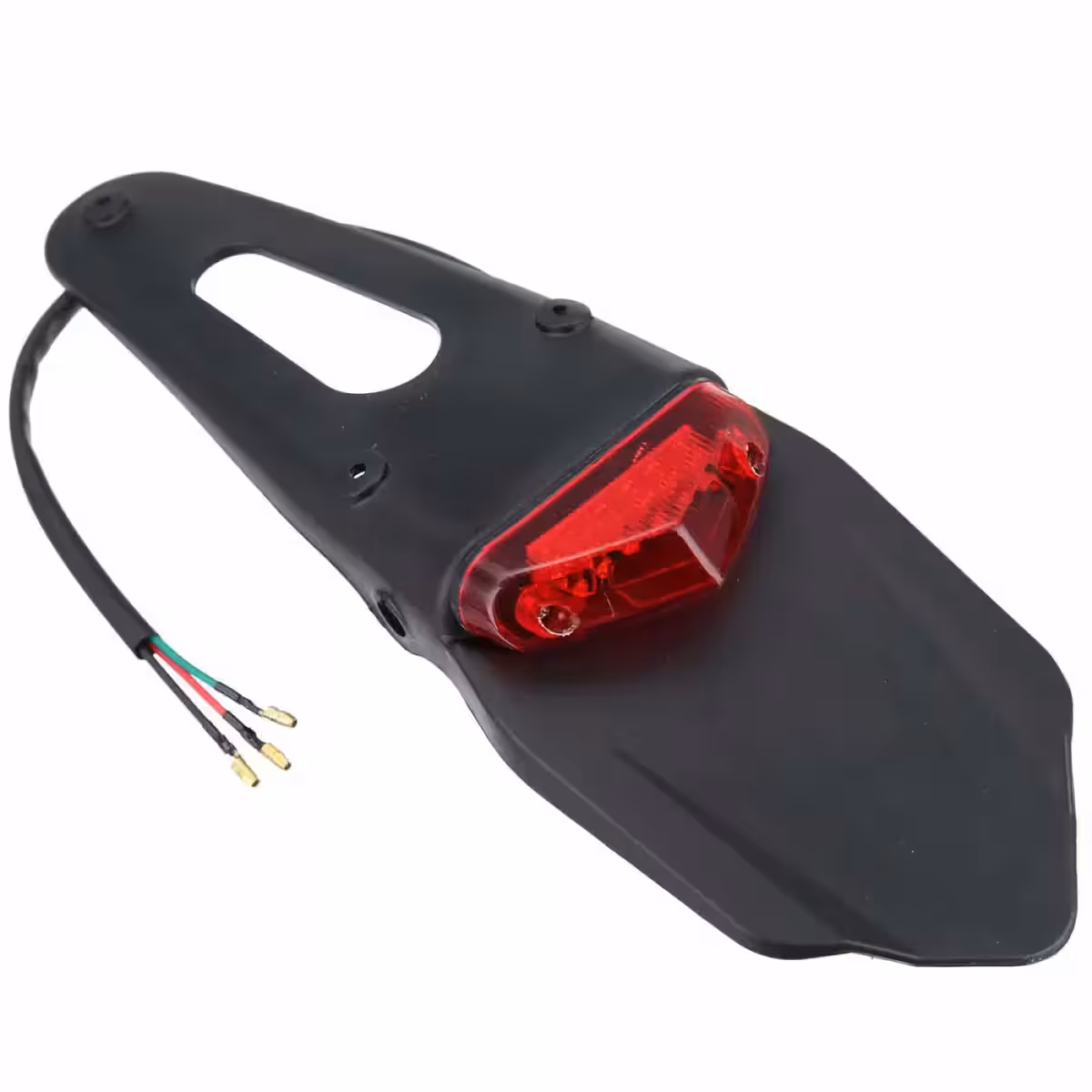 LED brake light with red lens for dirt bike
