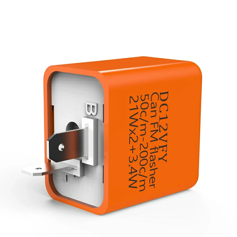 Electronic relay compatible with ATVs, works with LED or bulbs