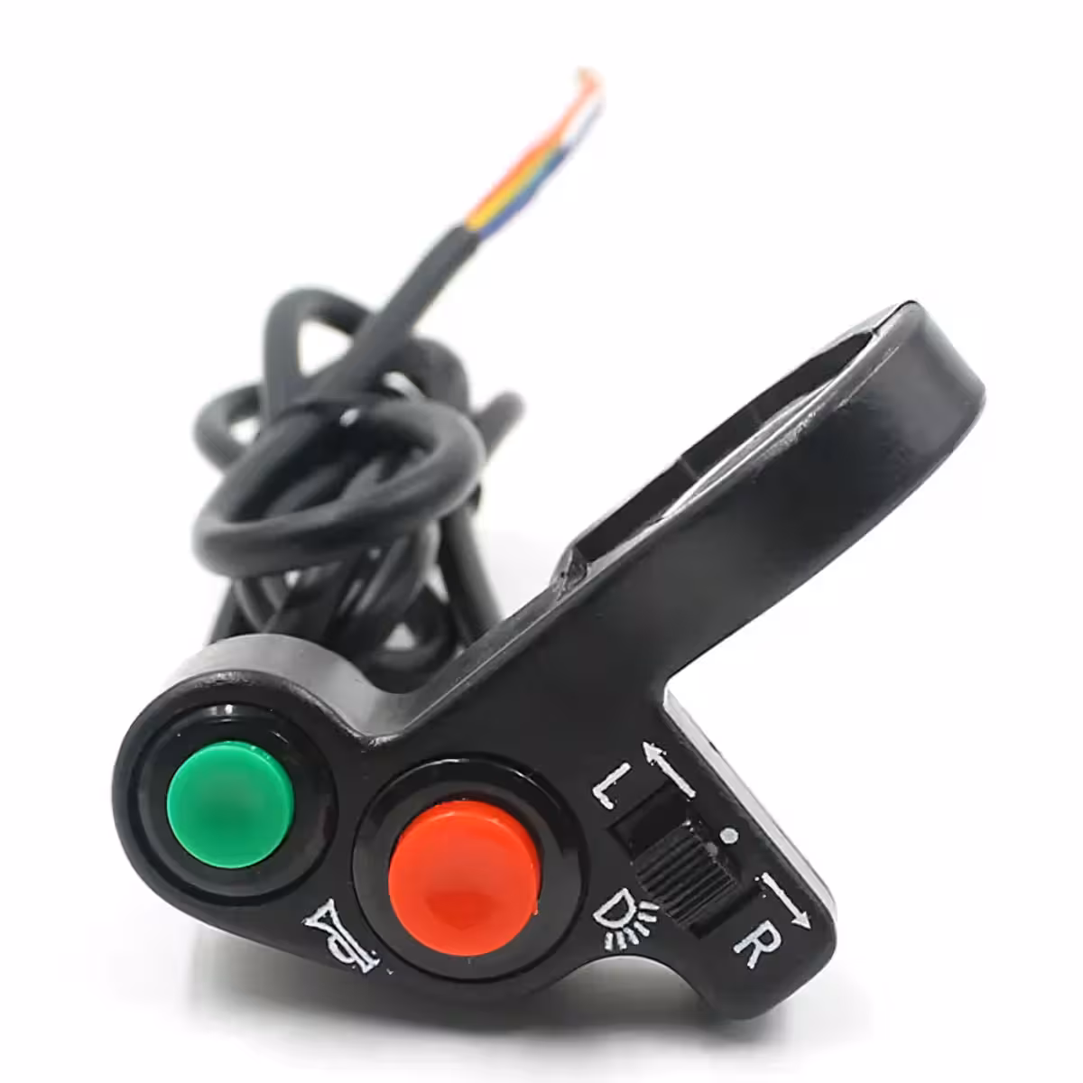 Complete 7-wire switch, control for turn signals and lights